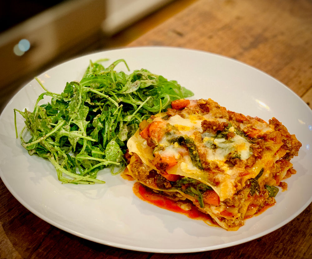 Spicy Lamb Lasagna