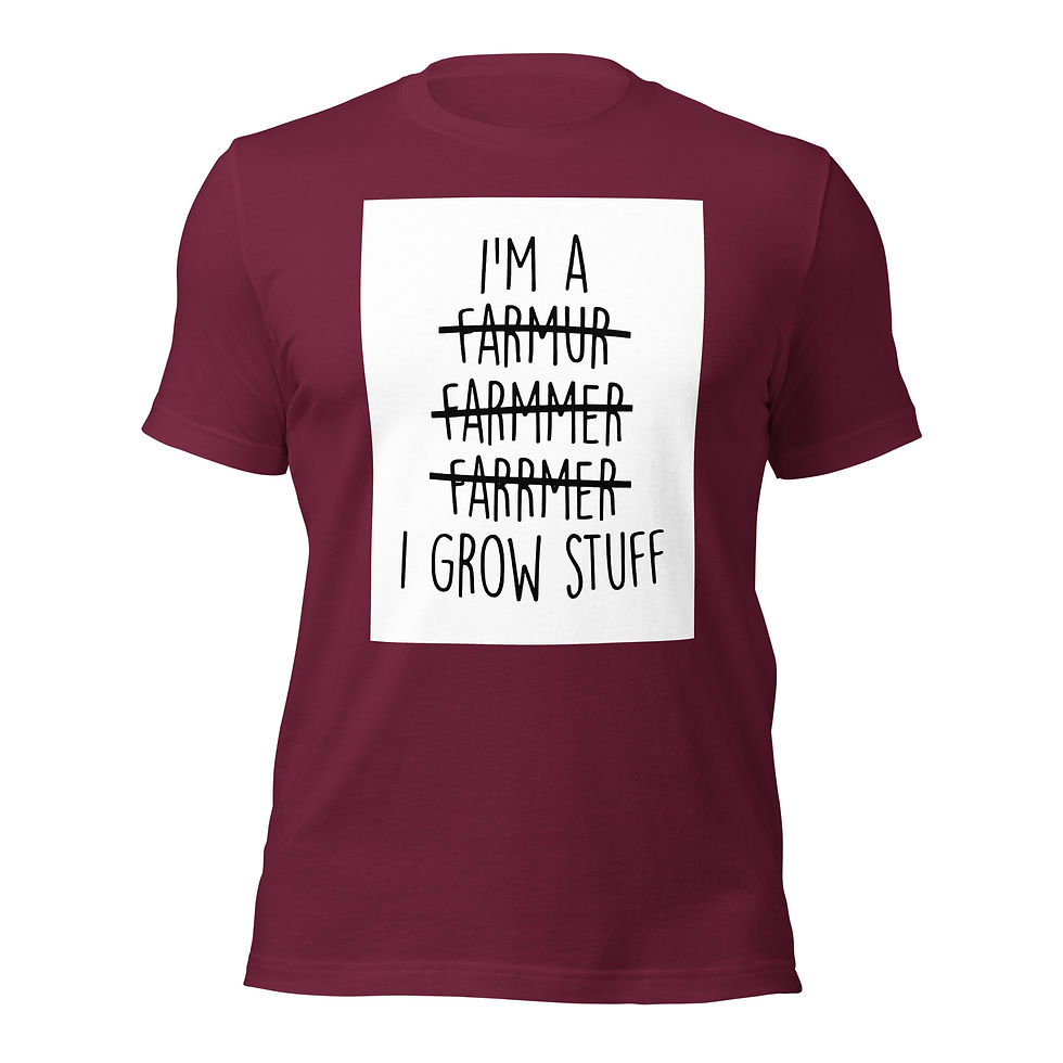 Thumbnail: Unisex t-shirt: I Grow Stuff