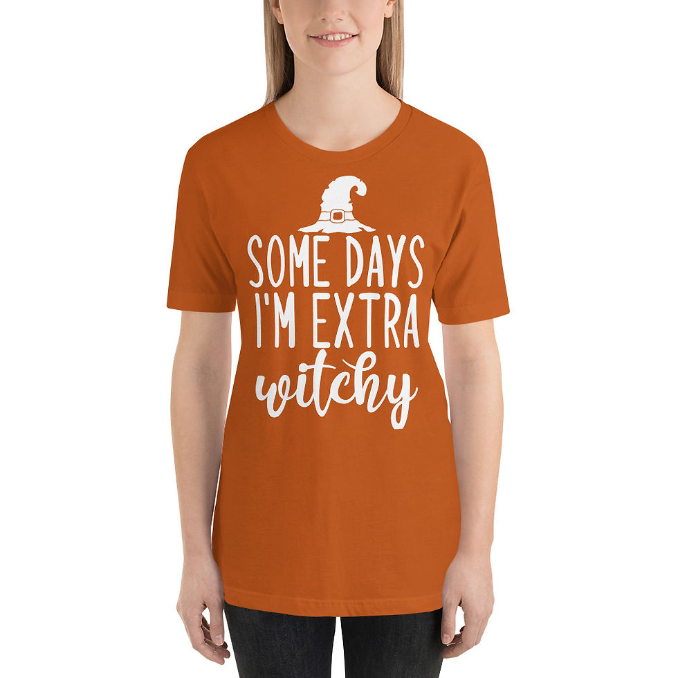 Thumbnail: Some Days I Am Extra Witchy Short-Sleeve Unisex T-Shirt