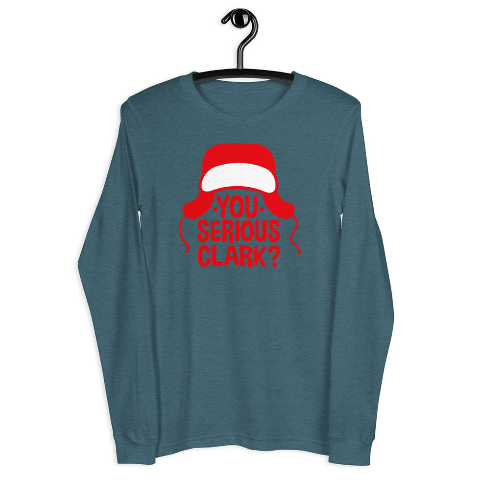 Thumbnail: You Serious Clark? Unisex Long Sleeve Tee