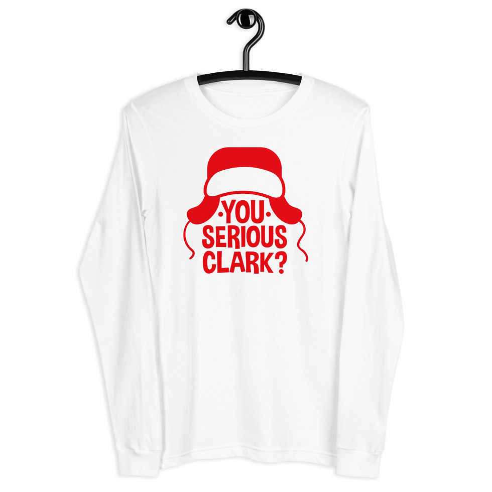 Thumbnail: You Serious Clark? Unisex Long Sleeve Tee