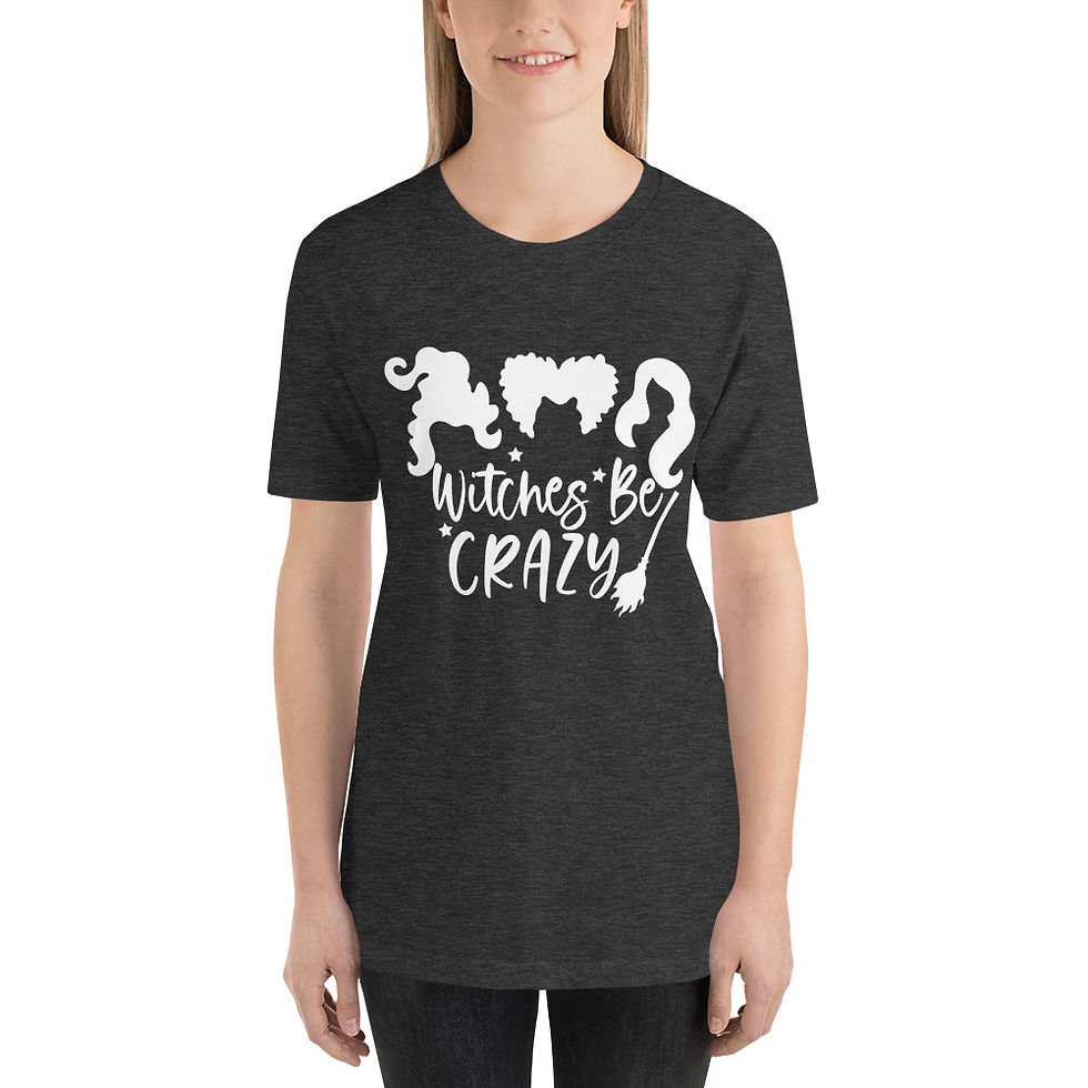 Thumbnail: Witches Be Crazy Short-Sleeve Unisex T-Shirt