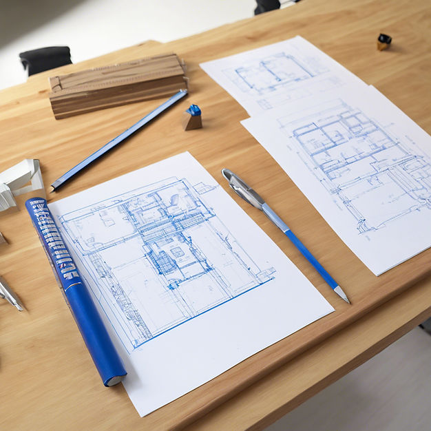 blue prints on draft table.jpg
