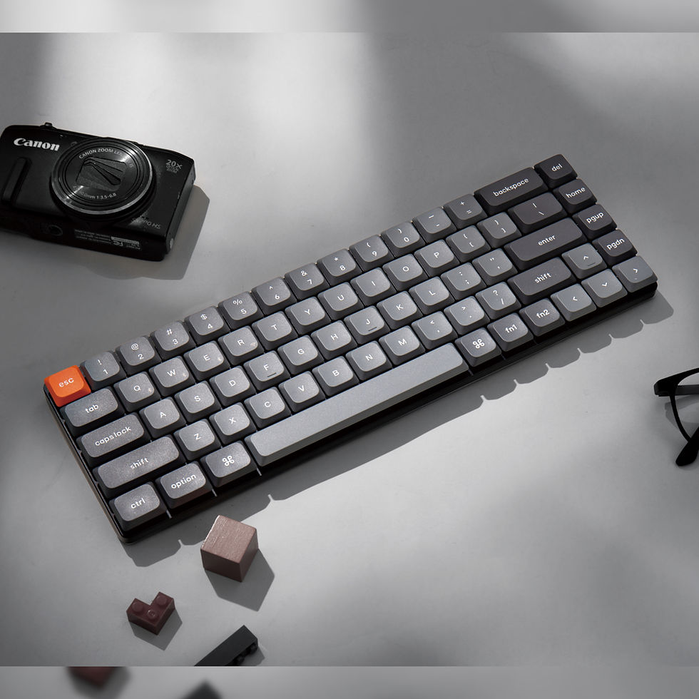 Thumbnail: Keychron K7 Max QMKVIA 65% Wireless Custom Mechanical Keyboard  RED Switches