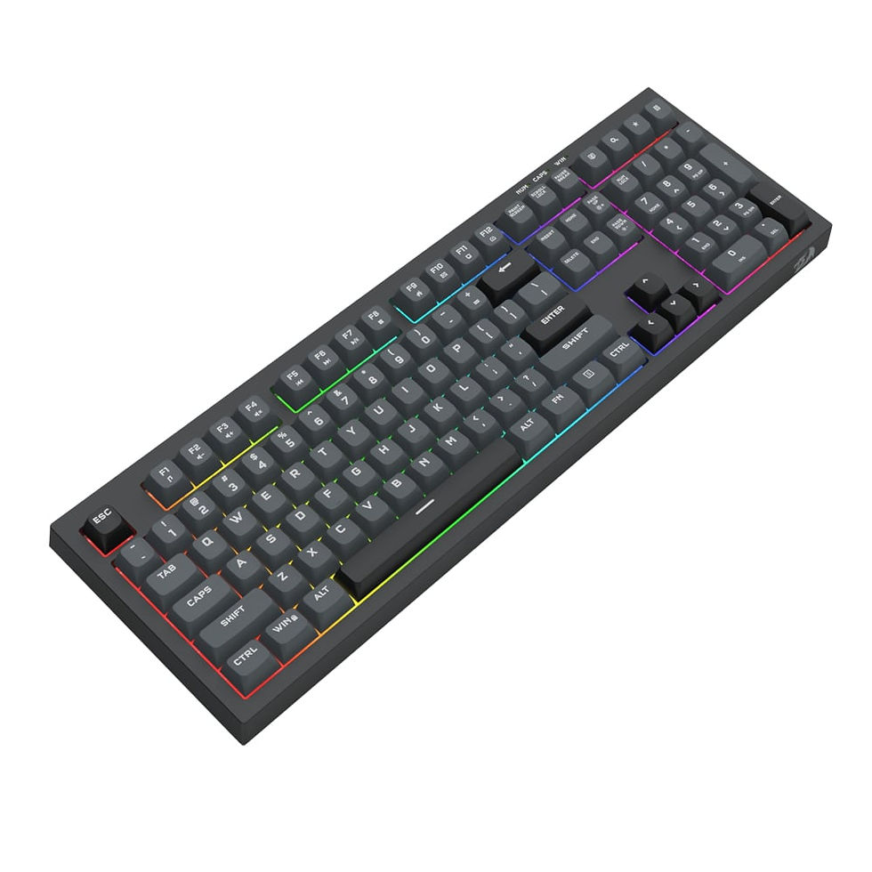 Thumbnail: REDRAGON CRUX Membrane Gaming Keyboard – Black