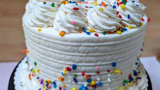 Funfetti Vanilla Cake GF/DF
