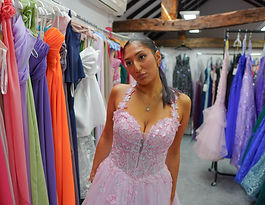 Pink prom dress Occasions by Design Bromsgrove