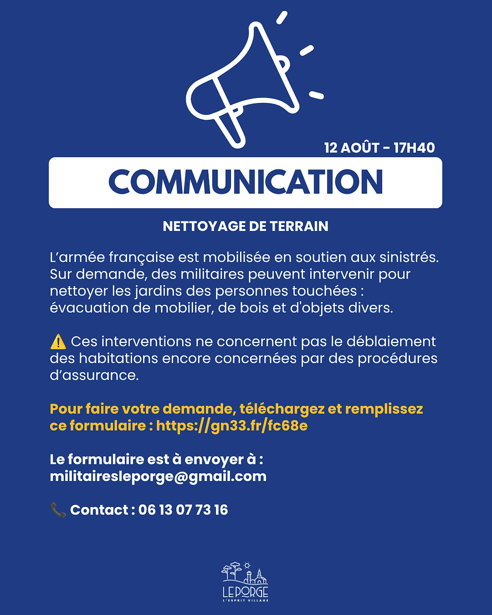 Nettoyage de terrain