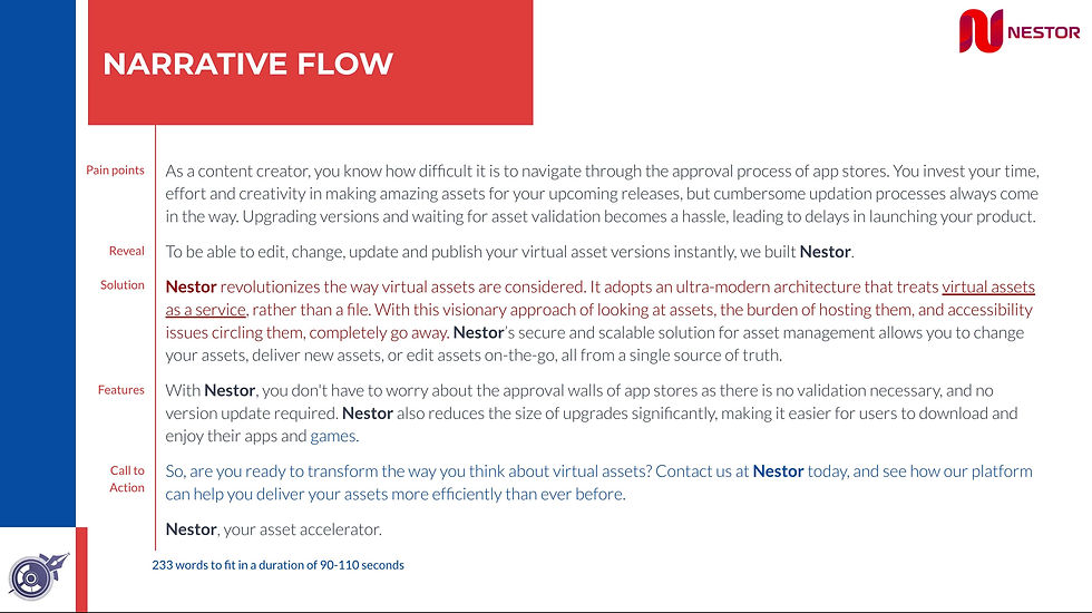 narrative flow