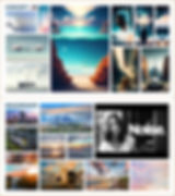 Concept and mood board of ethereal