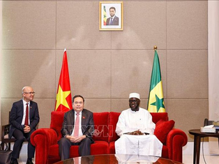 National Assembly Chairman Trần Thanh Mẫn and Spouse Begin Official Visit to Senegal