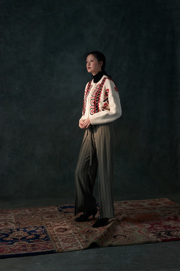 Thumbnail: Cross Stitch Pattern Cardigan
