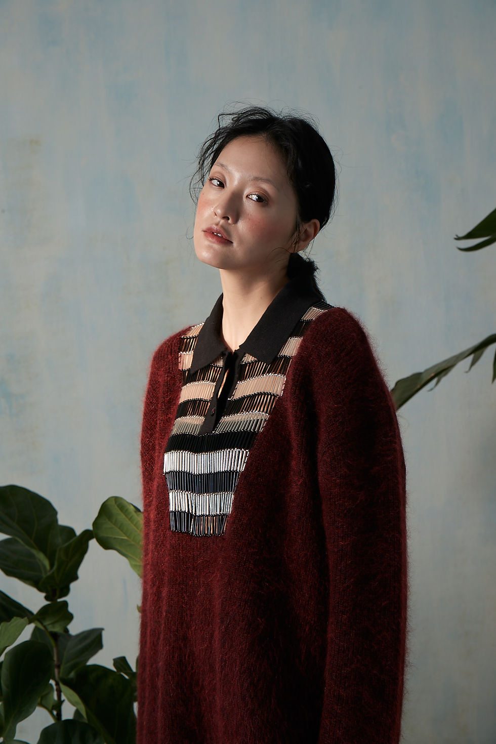 Thumbnail: Mohair Shirt with Beads detail