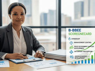 A South African business owner strategically planning their B-BBEE compliance for maximum growth.