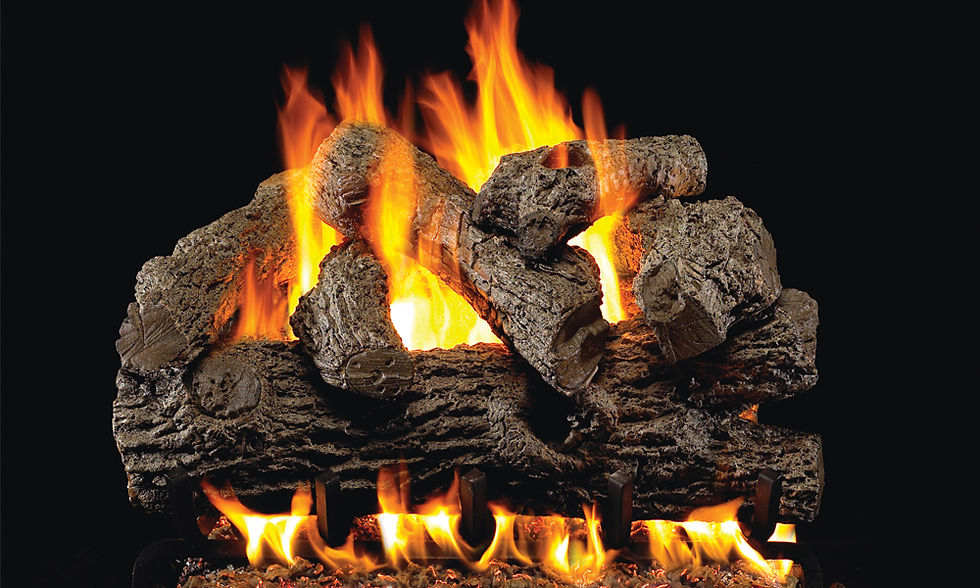 Real Fyre Vented Burner  Royal English Oak Gas log Set