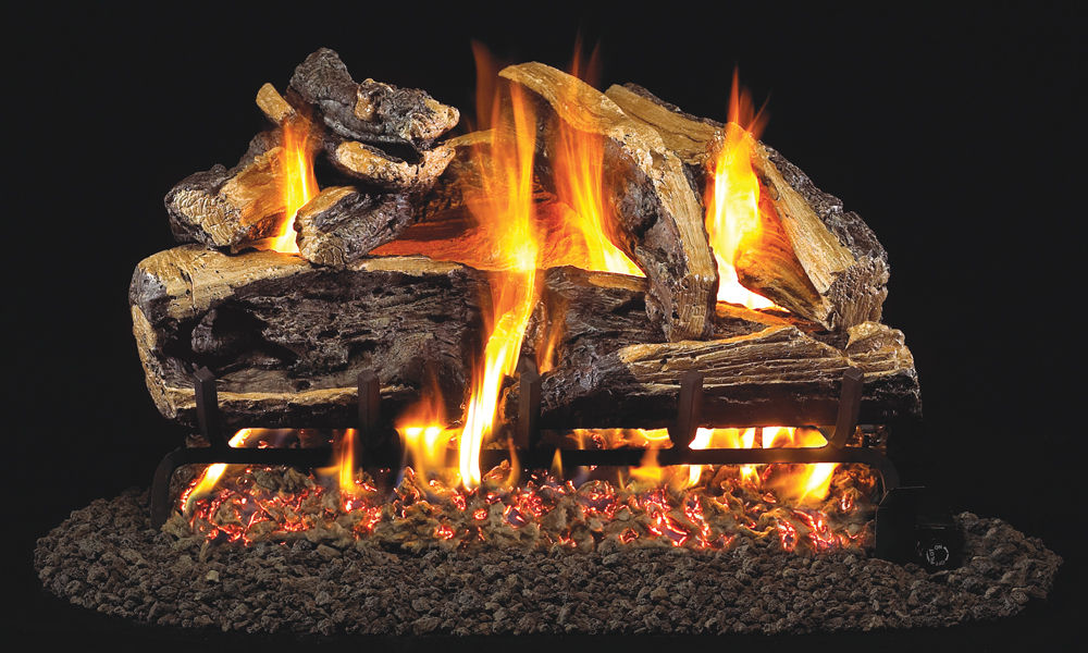 Charred Rugged Split Oak | USA Hearth And Home