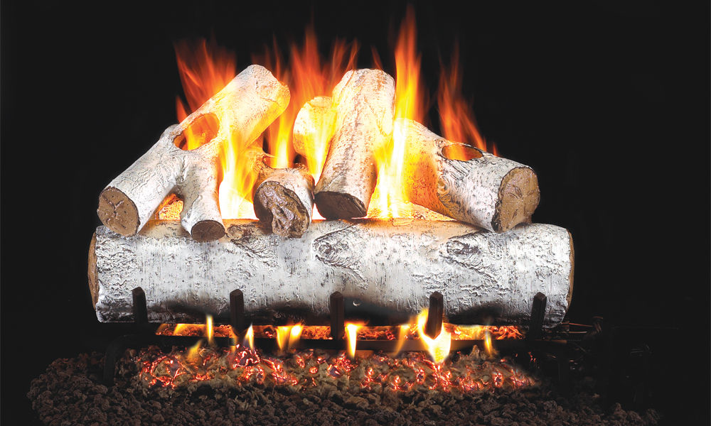 White Birch Gas Logs | USA Hearth And Home