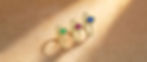 Anelli in oro 375 con pietre e zirconi Gierre Oro 375