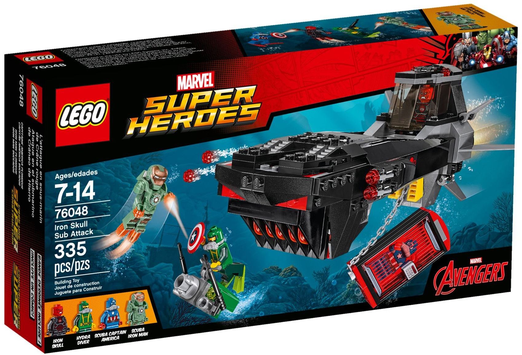 Lego Super Heroes: Iron Skull Sub Attack (76048)