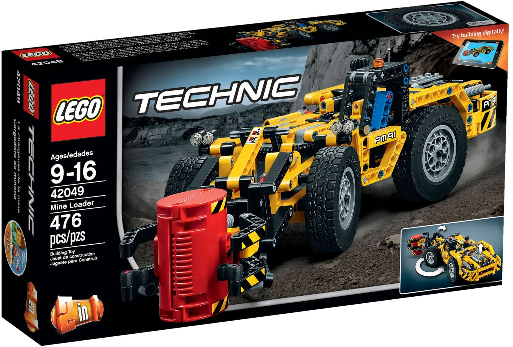 Lego Technic: Mine Loader (42049)