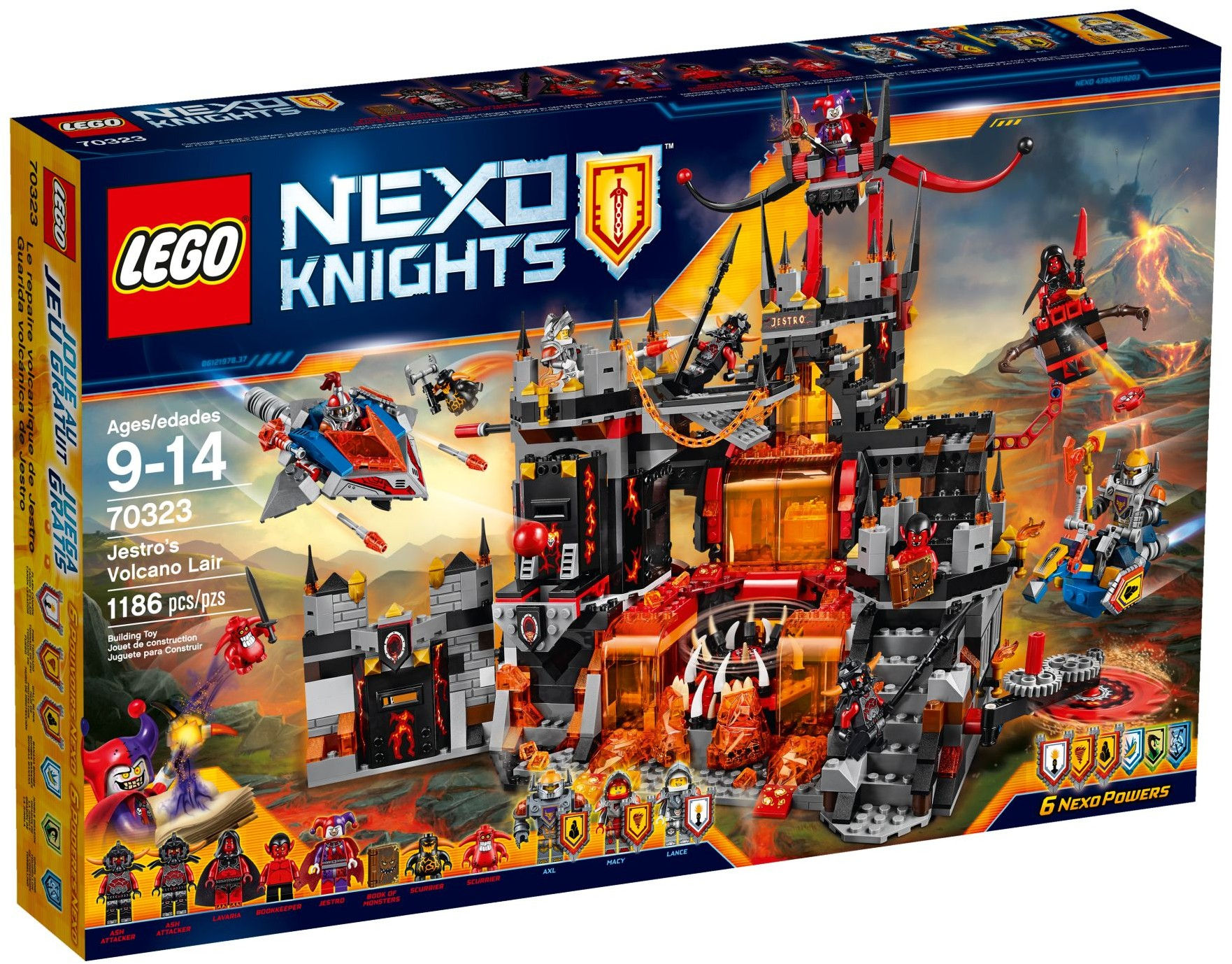 Lego Nexo Knights: Jestro's Volcano Lair (70323)