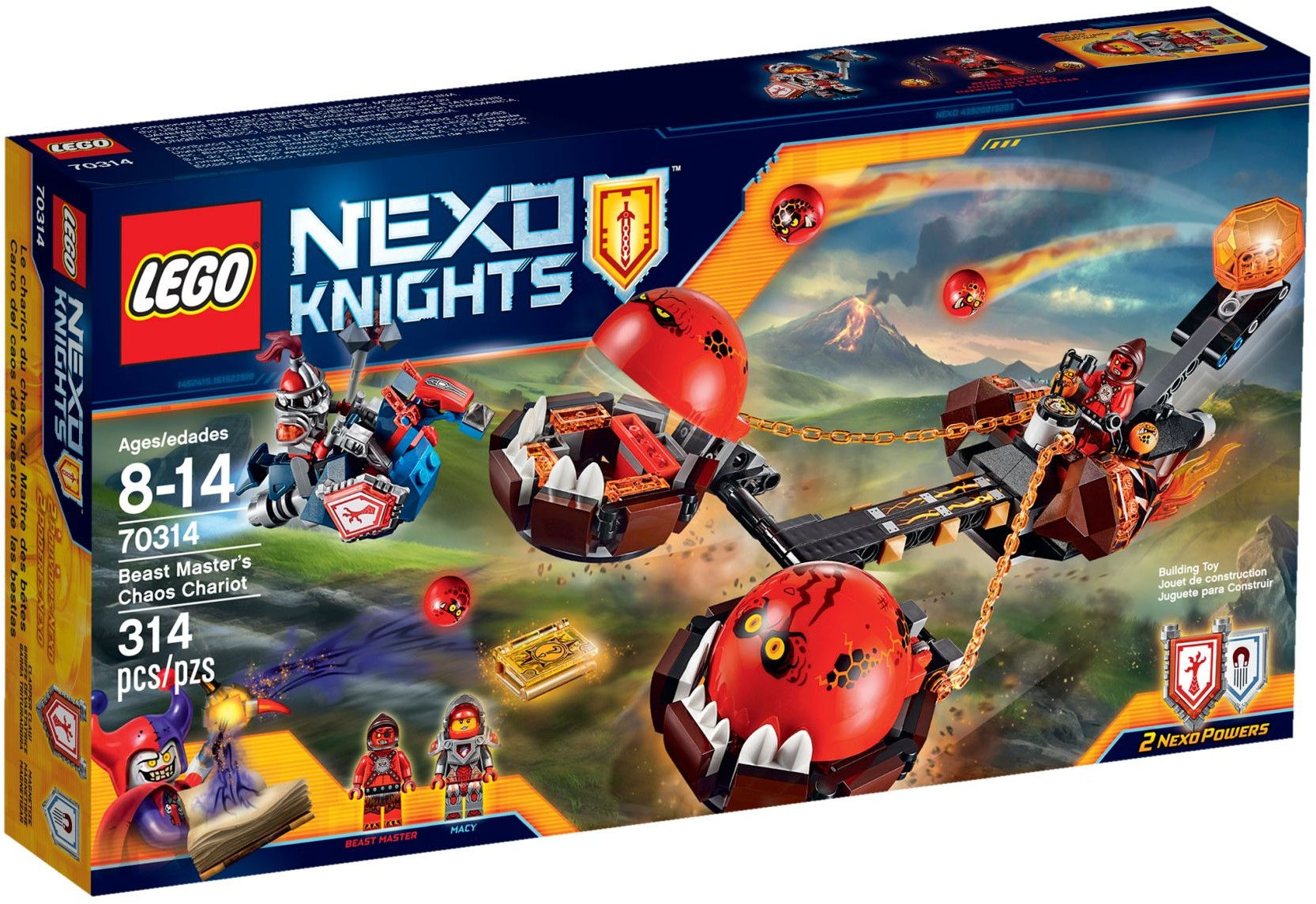 Lego Nexo Knights: Beast Master's Chaos Chariot (70314)