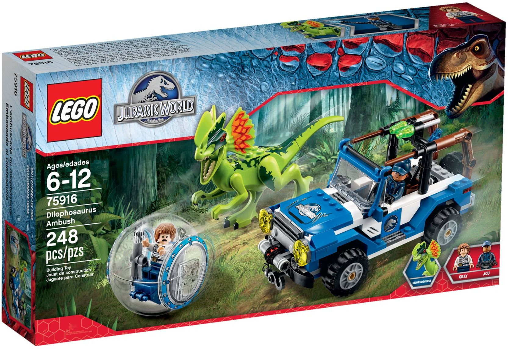 Lego Jurassic World: Dilophosaurus Ambush (75916)
