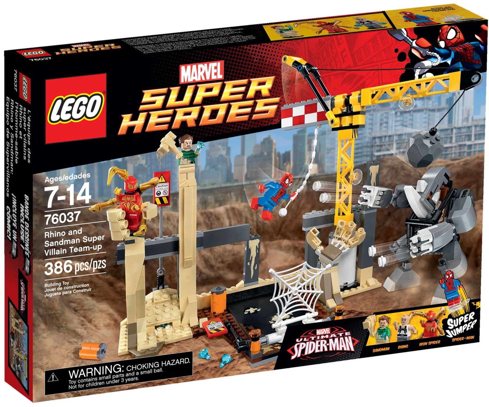 Lego Super Heroes: Rhino and Sandman Super Villain Team-up (76037)