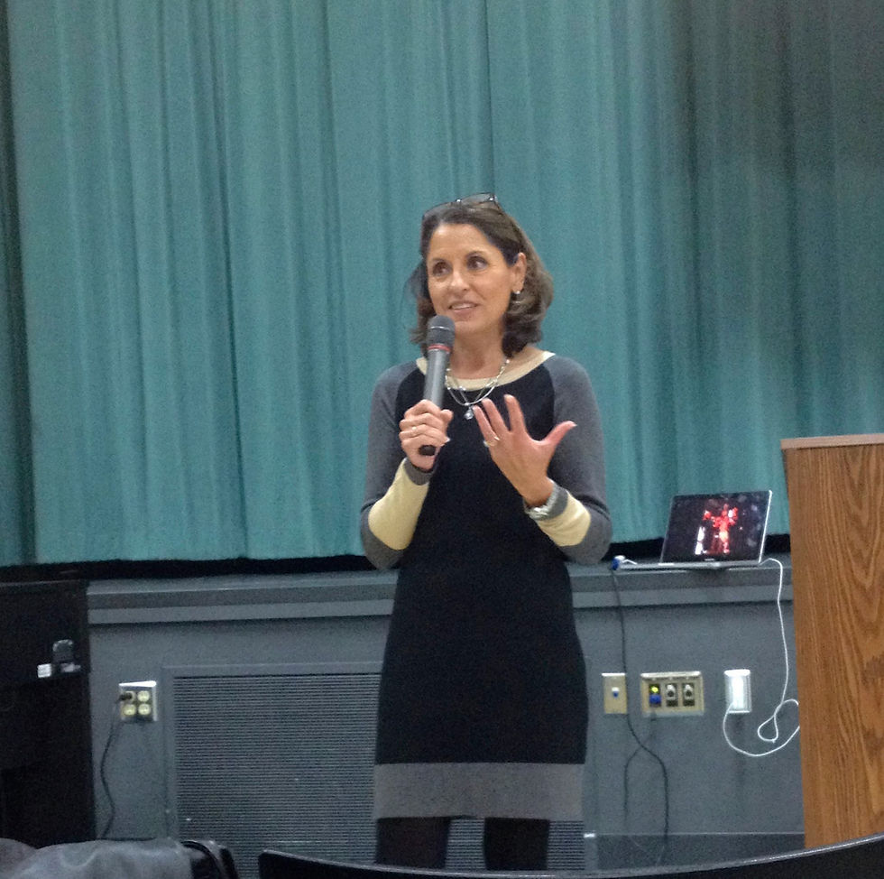 Nancy Giving a Talk