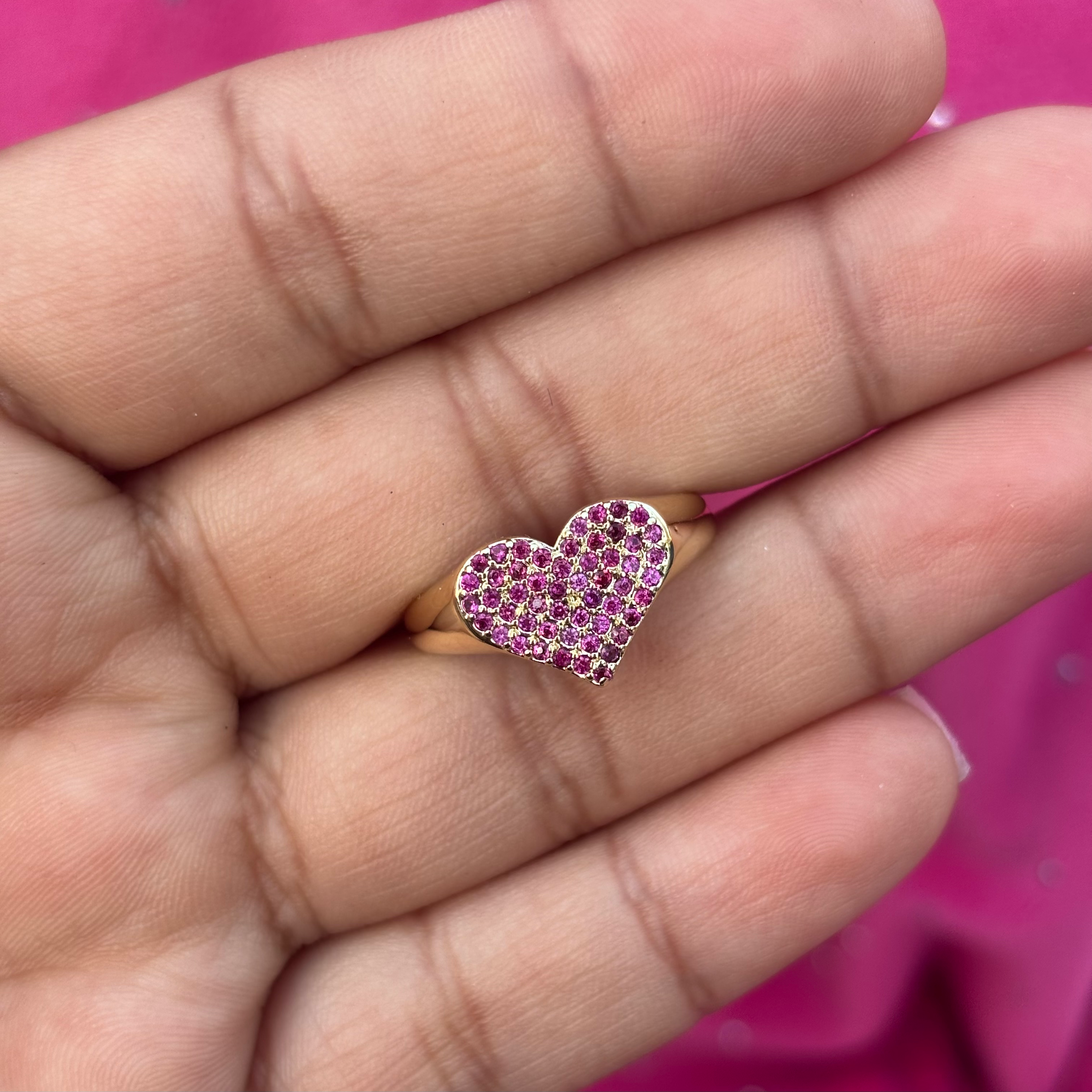 7 heart ring 