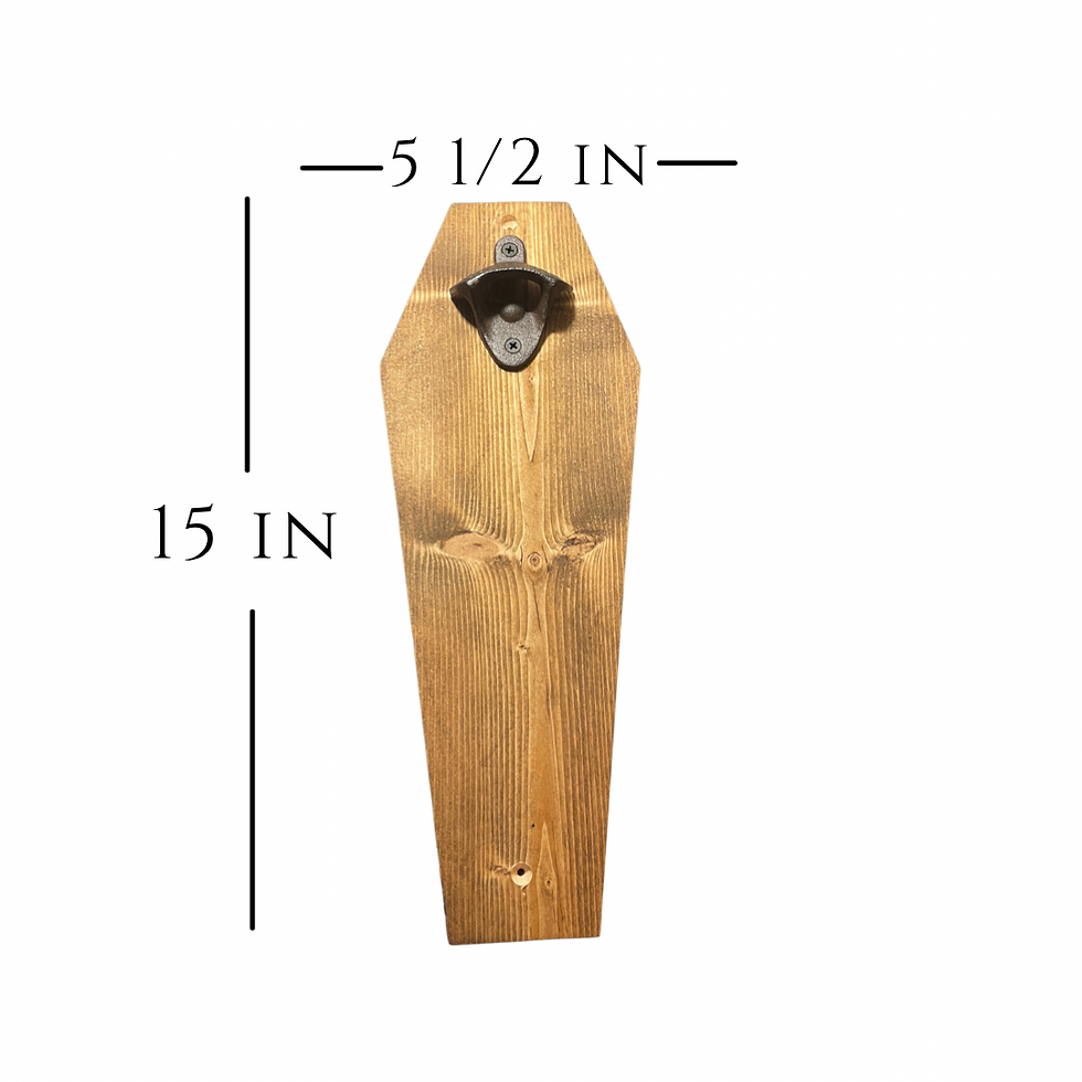 Thumbnail: Coffin Wall Bottle Opener