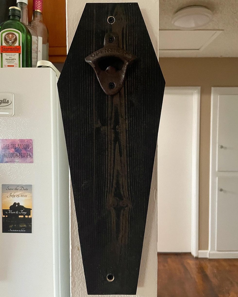 Thumbnail: Coffin Wall Bottle Opener