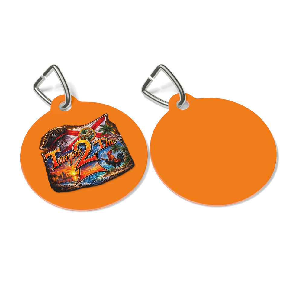 Thumbnail: Tampa 2 The T Pet Tag — Tampa Rooster