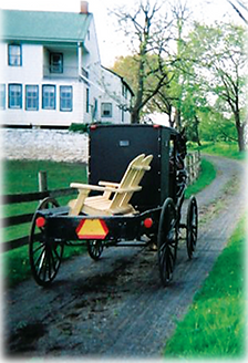 Adirondack outdoor furniture, Dutch Harness Horses