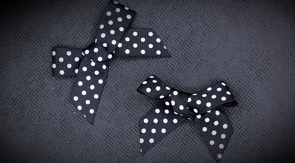 Miniatura: Fiocco Pois Nero