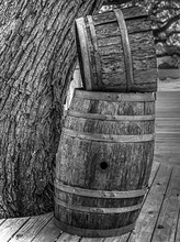 Leaning Barrel by James Moseley