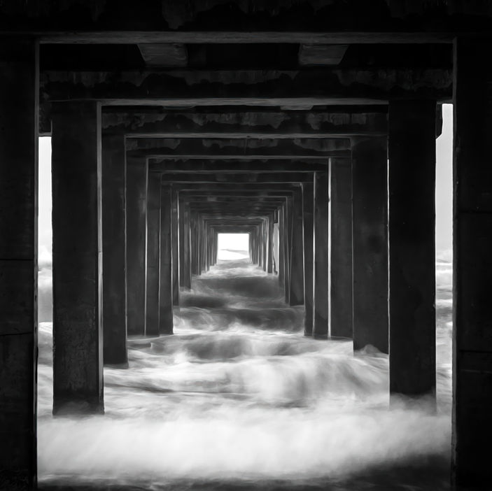 long exposure of ocean water
