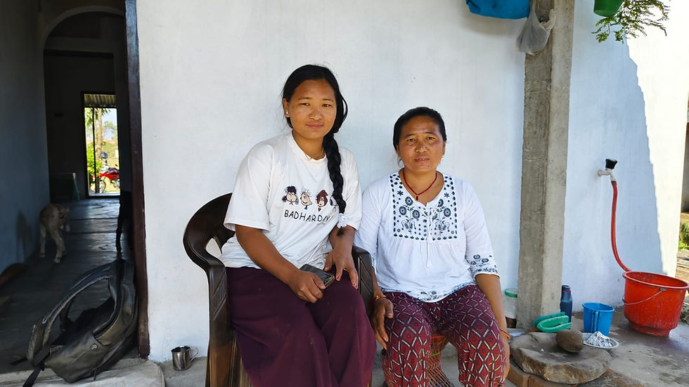 Embarking on a New Journey: Gumati, alongside her daughter, stands at the threshold of a transformative adventure as they prepare to embark on their goat farming journey. As the fourth recipient of three goats, they are not just cultivating livestock; they are nurturing dreams and sowing the seeds of a brighter future on their land. This moment is more than just a farming endeavor; it represents hope, resilience, and the power of determination. With each goat that grazes on their land, Gumati and her daughter are weaving a tapestry of opportunity and growth, proving that with hard work and dedication, the possibilities are endless. As they nurture their goats, they are also cultivating values of responsibility and perseverance. This journey is a testament to their commitment to creating a sustainable future, not just for themselves, but for generations to come. Each step they take is a step toward independence, and a legacy that will inspire others. Gumati and her daughter remind us all that every great journey begins with a single step. With courage in their hearts and a vision for the future, they are ready to embrace the challenges and rewards that lie ahead. Together, they will rise, one goat at a time, toward a future filled with promise and possibility.