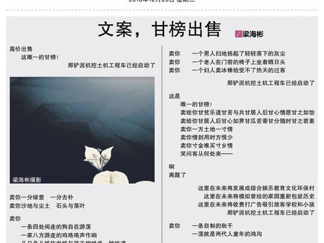 文案，甘榜出售