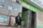 Aris Miller, pictured at Jook, a black-owned vinyl record shop in Los Angeles, CA.