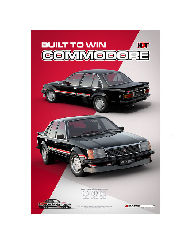 HMSA 481C: 1980 HDT VC BROCK - TUXEDO BLACK