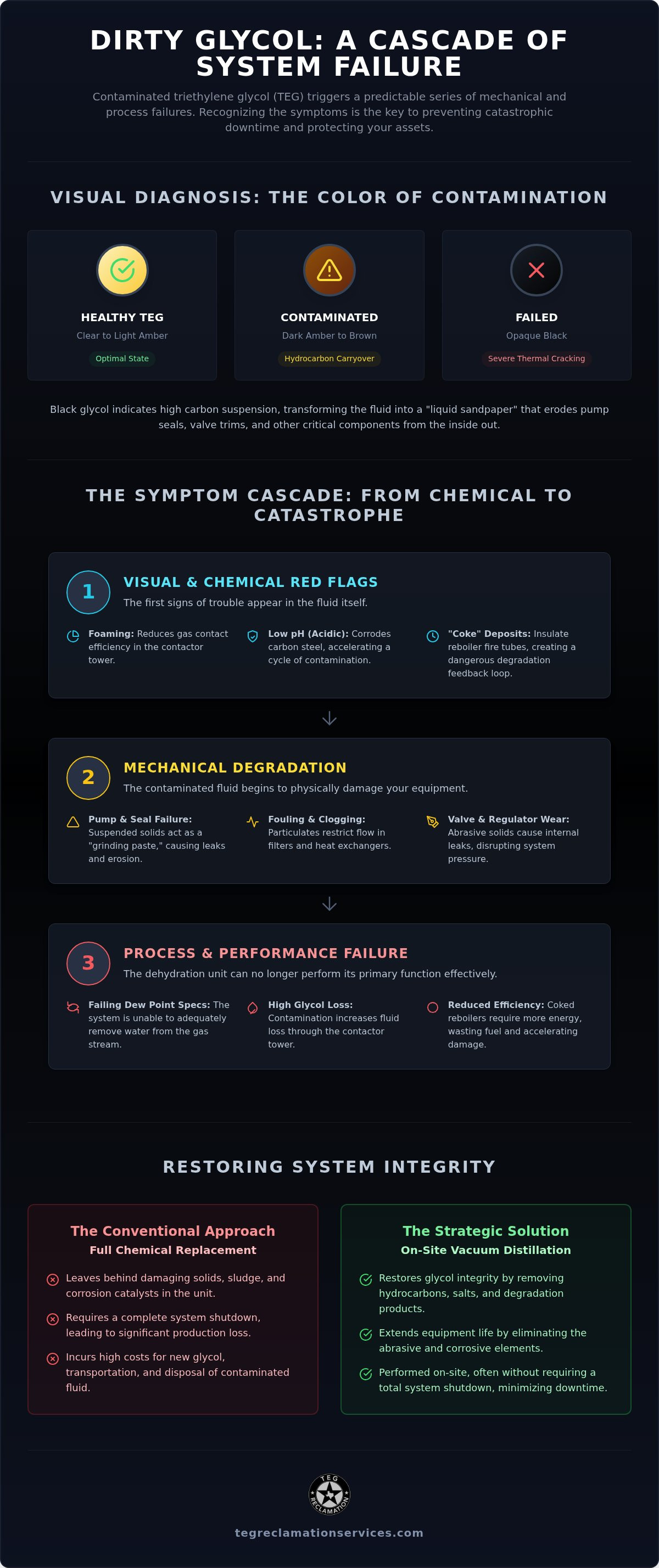Dirty glycol symptoms