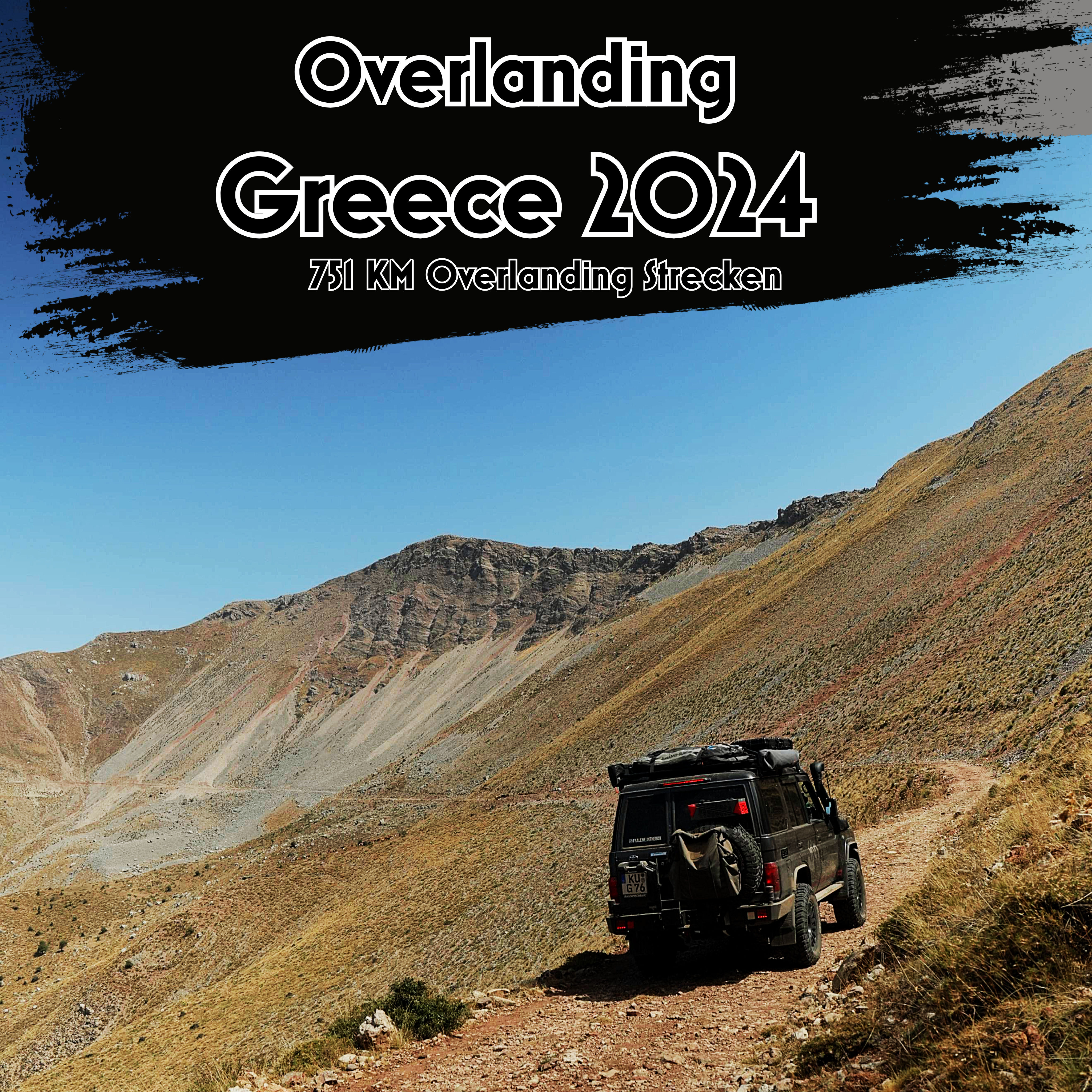 751km Gpx Offroad Routen in Griechenland
