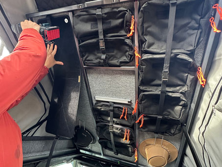 Stauraum Taschen unter Aufstelldach