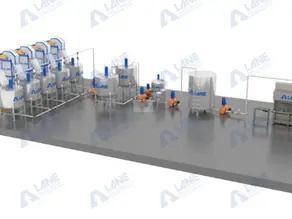 Liquid fertilizer production line