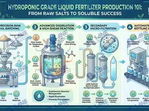 hydroponic grade liquid fertilizer production