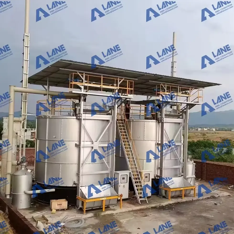 Vertical fermentation tanks