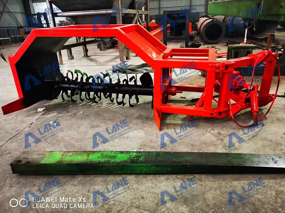 compost turner machine for pig manure composting