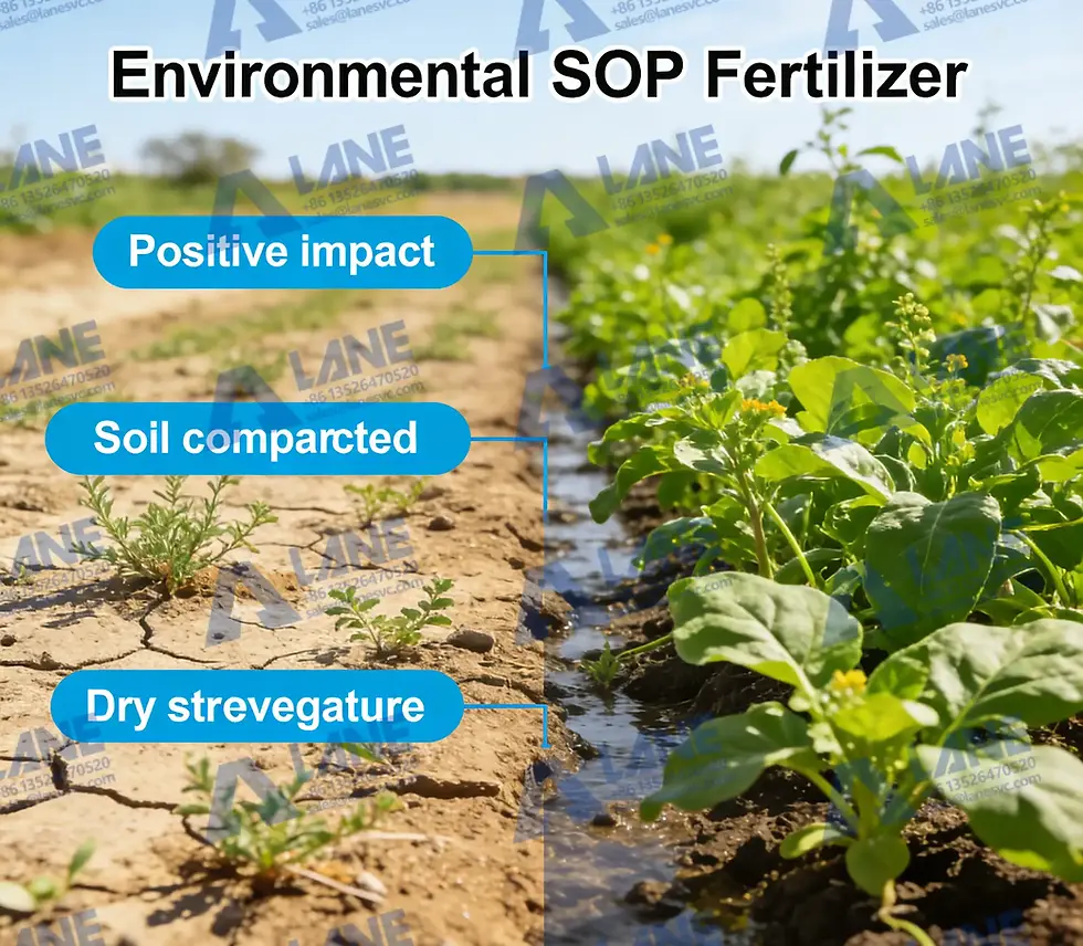 How SOP Fertilizer Enhances Nutrient Use Efficiency in Salt Tolerant Soils