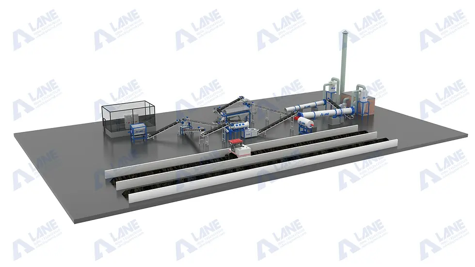 certified organic fertilizer production line